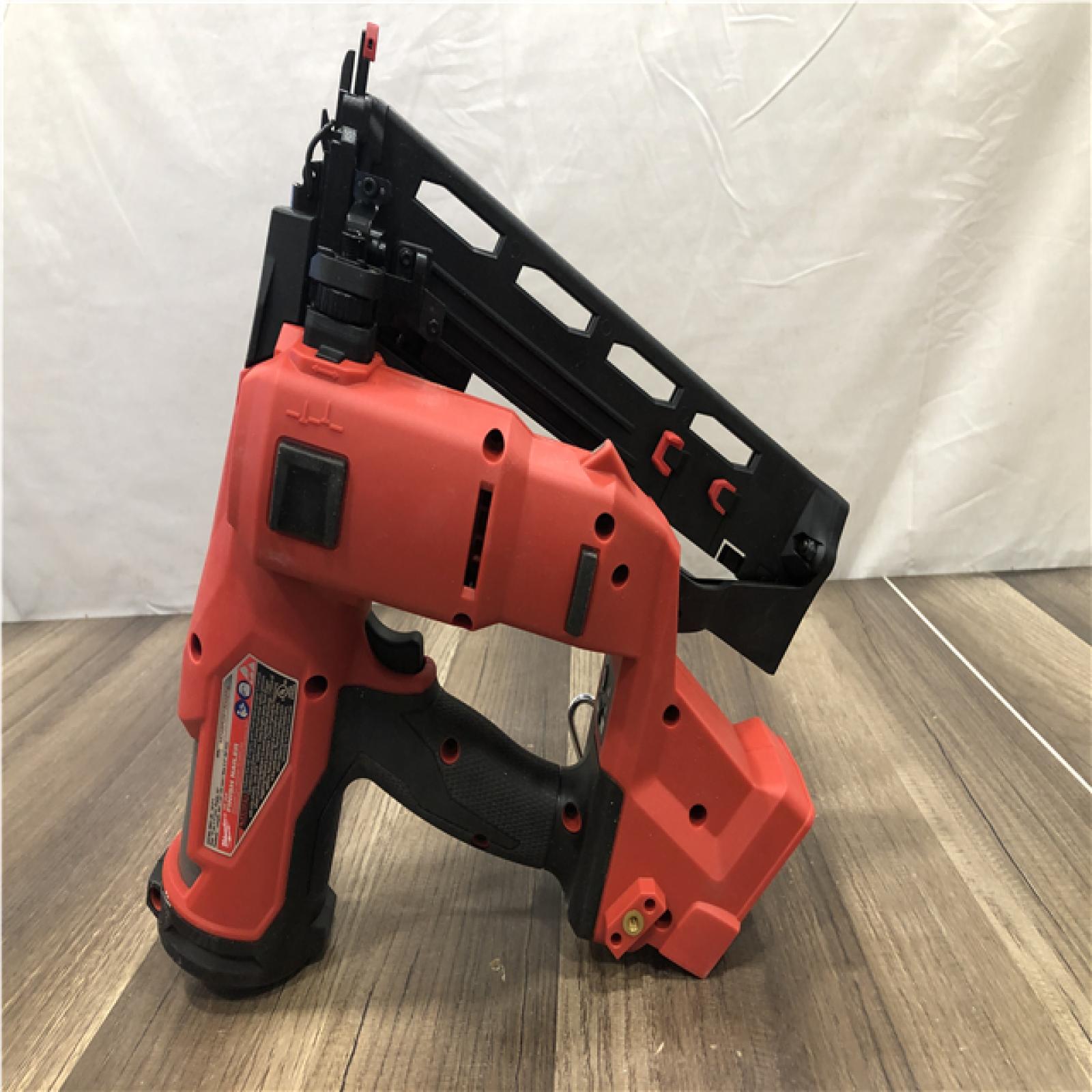 AS-IS  Milwaukee FUEL 18-Volt Lithium-Ion Brushless Cordless Gen II 16-Gauge Angled Finish Nailer (Tool-Only)