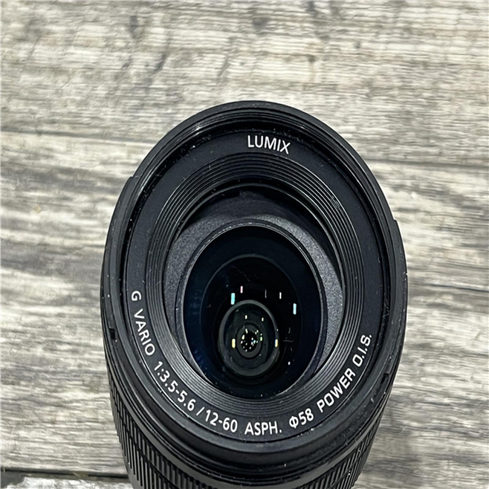 AS-IS Panasonic Lumix G Vario 12-60mm f/3.5-5.6 ASPH. POWER O.I.S. Lens