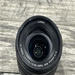 AS-IS Panasonic Lumix G Vario 12-60mm f/3.5-5.6 ASPH. POWER O.I.S. Lens