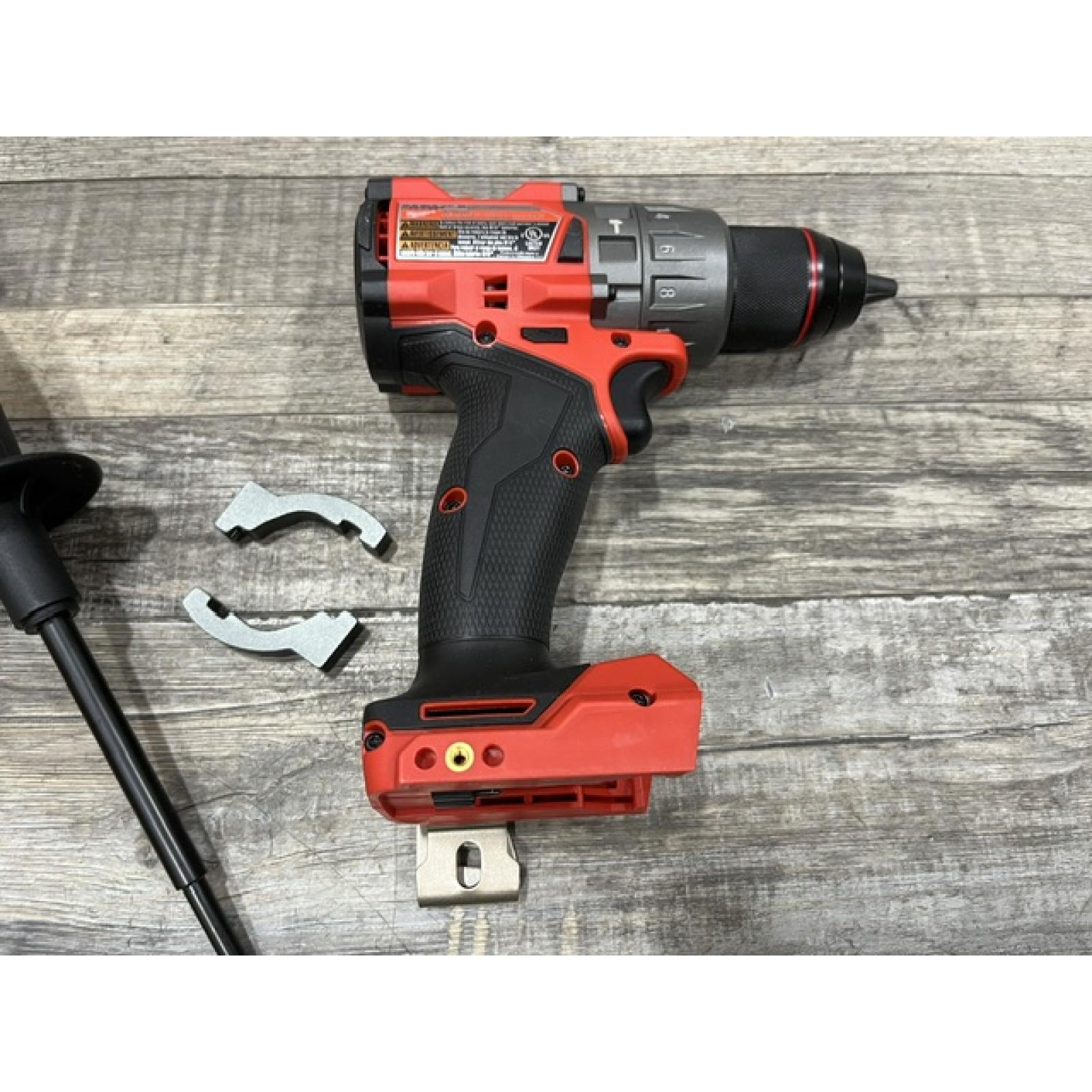 AS-IS Milwaukee FUEL 18V Lithium-Ion Brushless Cordless 1/2 in. Hammer Drill/Driver (Tool-Only)