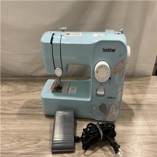 AS-IS Brother RLX3817A 17-Stitch Portable Embroidery Sewing Machine Plastic Metal Aqua