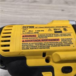 AS-IS Dewalt 20V MAX Lithium-Ion Cordless 1/2 in. Impact Wrench Kit