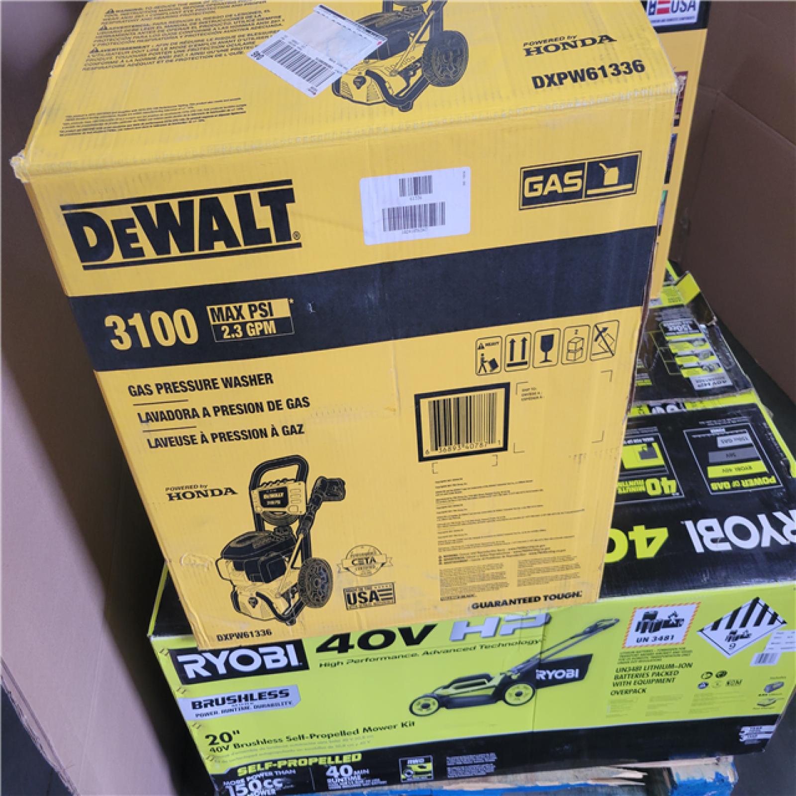 CALIFORNIA AS-IS OUTDOOR POWER EQUIPMENT