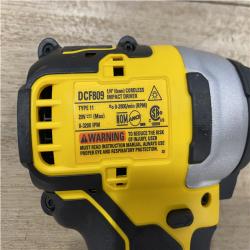 AS-IS DEWALT ATOMIC 20V MAX 1/4 in. Brushless Impact Driver Kit