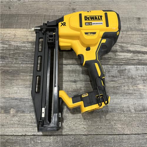 AS-IS DEWALT 20V MAX XR 16-Gauge Lithium-Ion Cordless Finish Nailer (Tool Only)