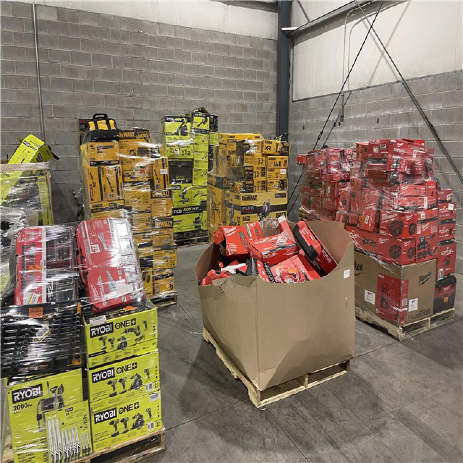 Pittston Location As-Is Power Tools Partial Truckload (11 Pallets) 2426-A
