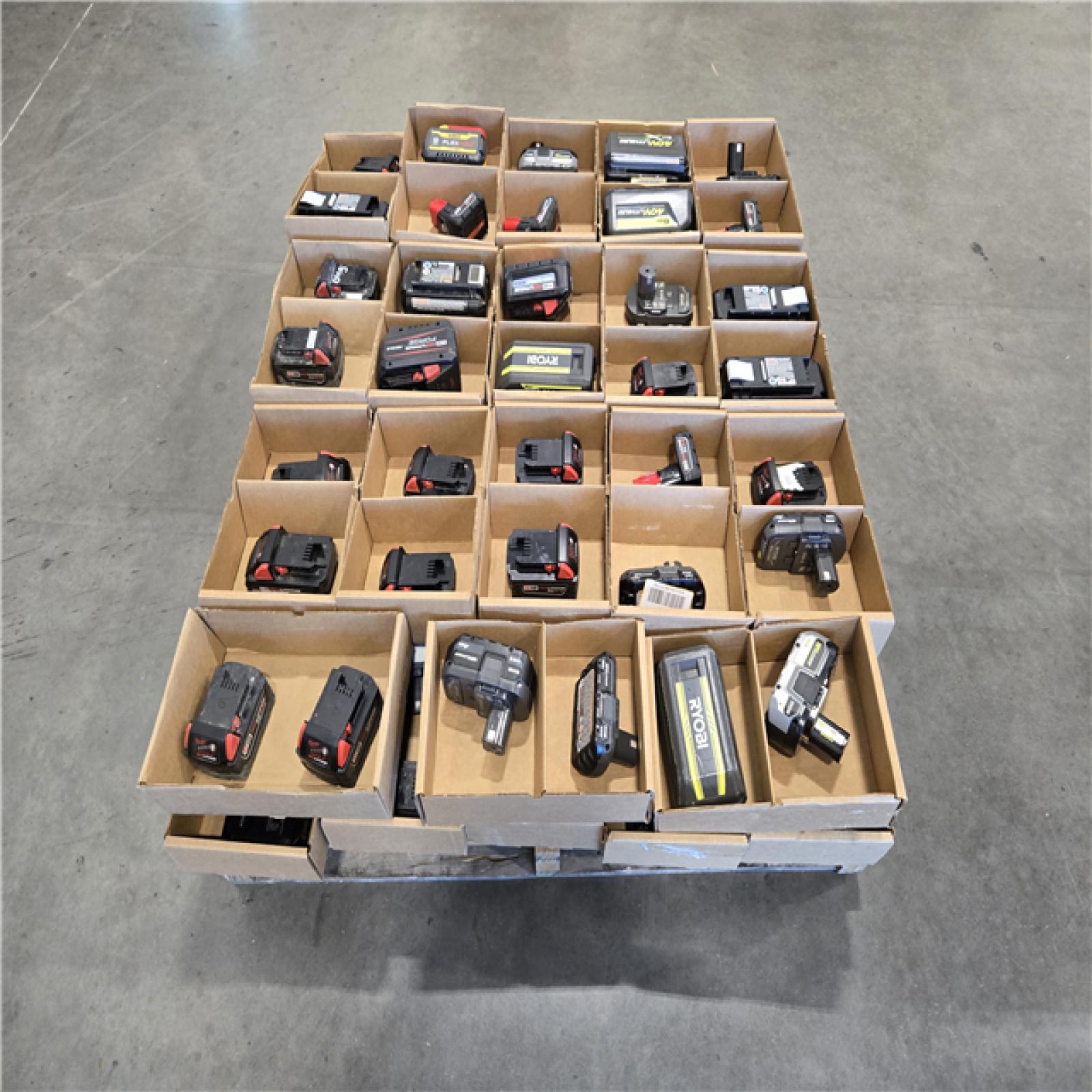 DALLAS LOCATION AS-IS- BATTERY PALLET