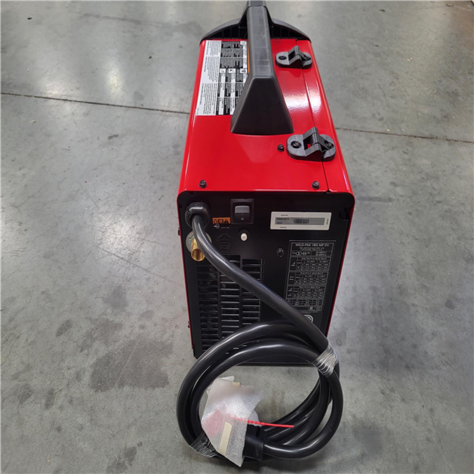 CALIFORNIA NEW LINCOLN ELECTRIC 180 I MP DV WELD PAK