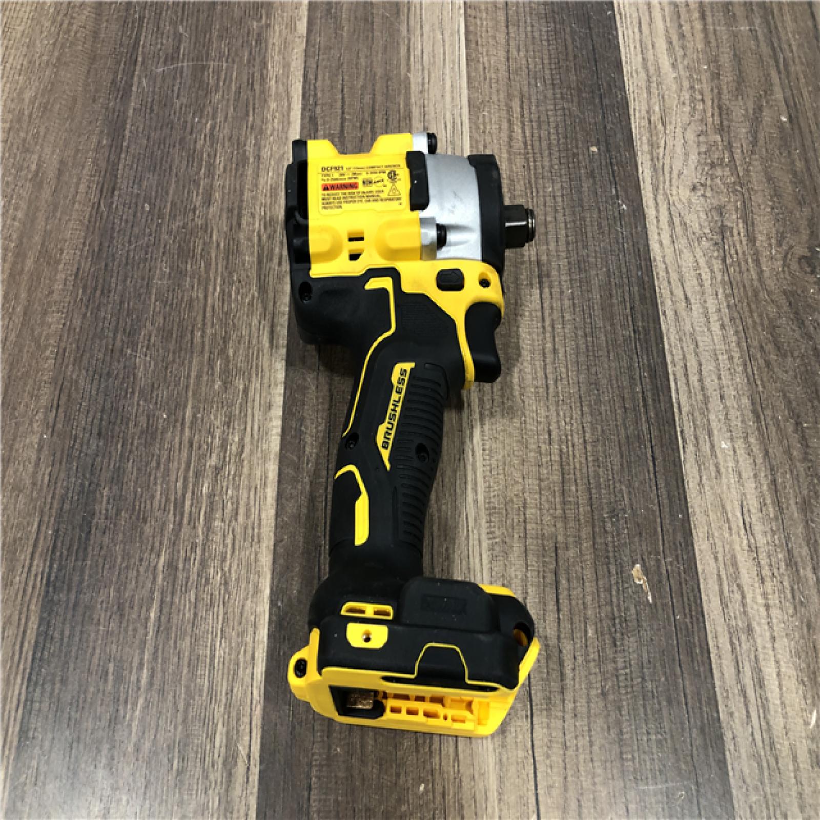 AS-IS DEWALT ATOMIC 20V MAX Cordless Brushless 1/2 in. Variable Speed Impact Wrench (Tool Only)