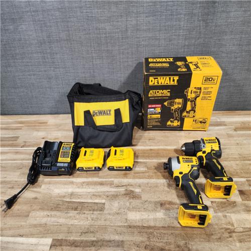HOUSTON LOCATION - AS-IS DEWALT ATOMIC 20-Volt MAX Lithium-Ion Cordless Combo Kit
