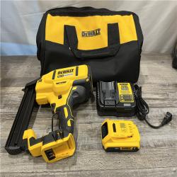 AS-IS DEWALT 20V MAX XR Lithium-Ion Cordless 18-Gauge Narrow Crown Stapler Kit