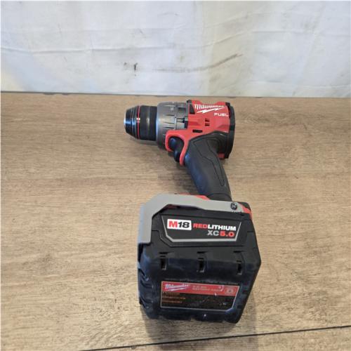 AS-IS Milwaukee FUEL 18V Lithium-Ion Brushless Cordless 1/2 in. Hammer Drill/Driver (Tool-Only)