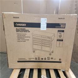 Phoenix NEW Husky Tool Storage 46 in. W x 18 in. D 9-Drawer Gloss Red Mobile Workbench Cabinet