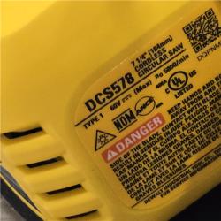 AS-IS DeWALT Flexvolt Max 7-1/4 60V Circular Saw (Tool Only)