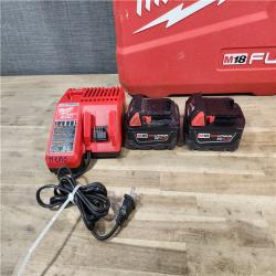HOUSTON LOCATION - AS-IS Milwaukee M18 FUEL 18-Volt Lithium-Ion Brushless Cordless Hammer Drill & Impact Driver Combo Kit (2-Tool) w/(2) 5Ah Batteries