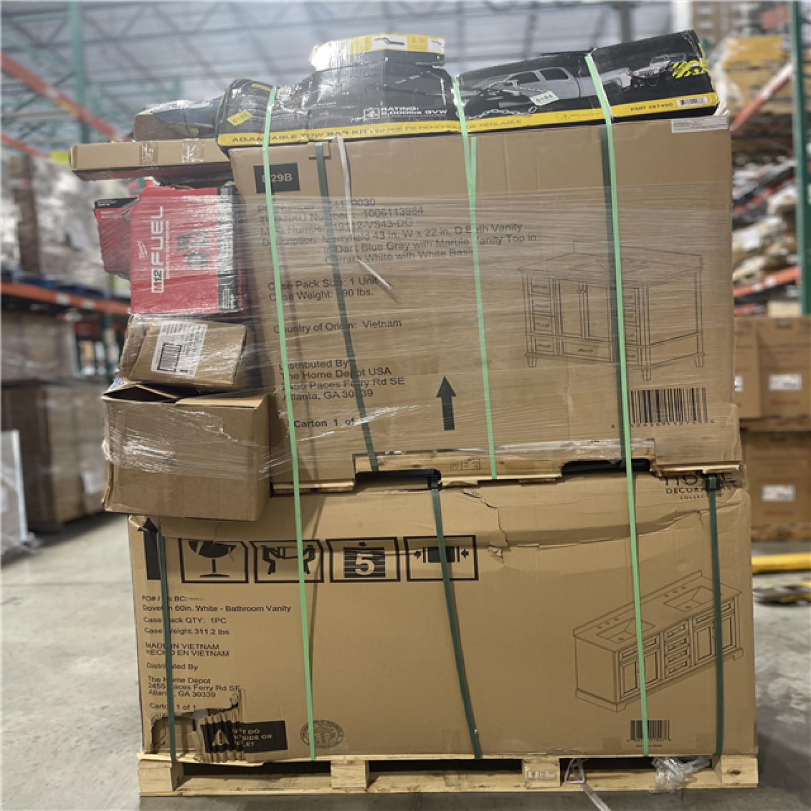 DALLAS LOCATION- AS-IS HOME IMPROVEMENT PALLET