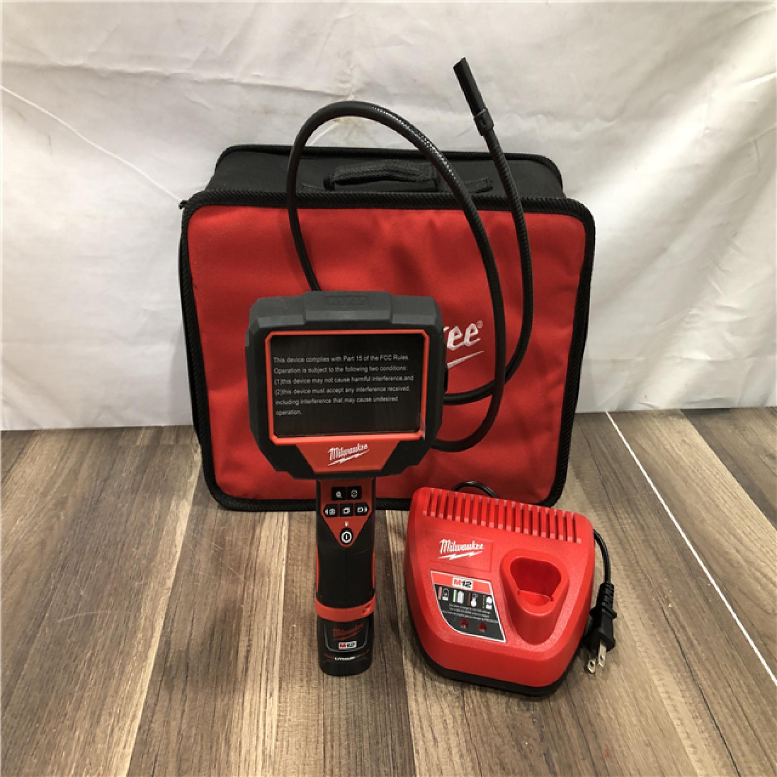 AS-IS Milwaukee 12V Lithium-Ion Cordless M-SPECTOR 360-Degree 4 ft. Inspection Camera Kit