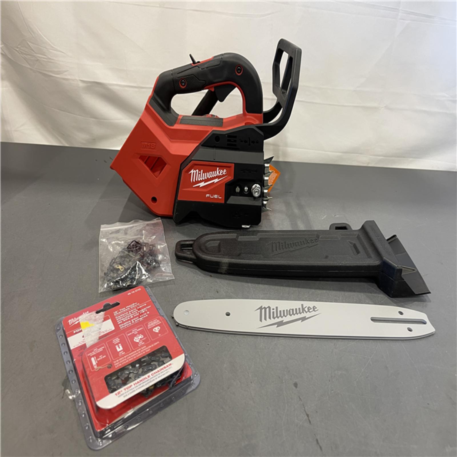 AS-IS - M18 FUEL 12 in.18V Lithium-Ion Brushless Cordless Battery Top Handle Chainsaw (Tool Only)