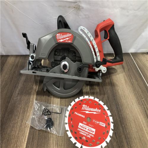 AS-IS Milwaukee FUEL 18V Lithium-Ion Cordless 7-1/4 in. Rear Handle Circular Saw (Tool-Only)