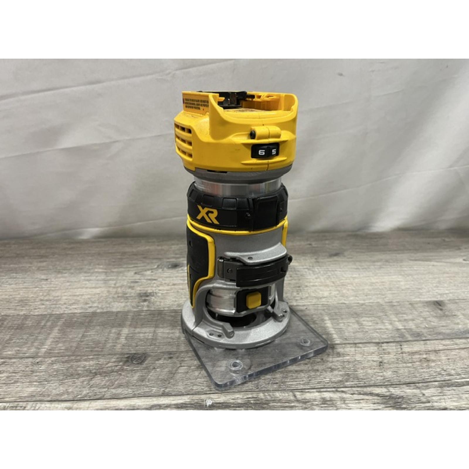 AS-IS DEWALT 20V MAX XR Cordless Brushless Fixed Base Compact Router (Tool Only)