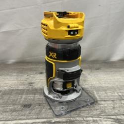 AS-IS DEWALT 20V MAX XR Cordless Brushless Fixed Base Compact Router (Tool Only)