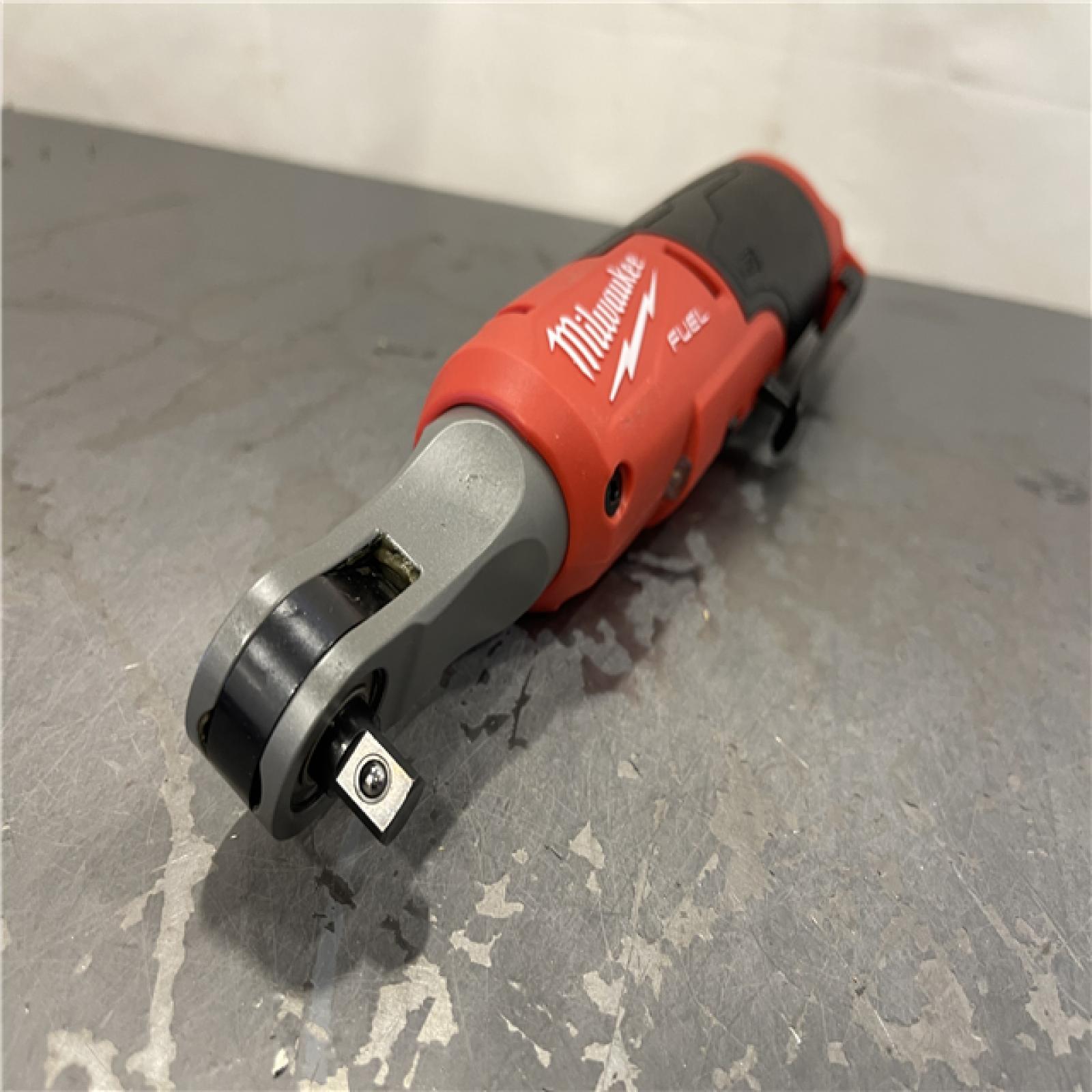 AS-IS - Milwaukee M12 FUEL 12-Volt Lithium-Ion Brushless Cordless High Speed 3/8 in. Ratchet