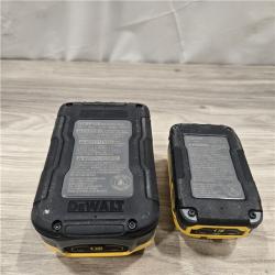 AS-IS Dewalt 20V MAX POWERSTACK Batteries and Charger Starter Kit (1.7 Ah/5 Ah) - DCBP315-2C