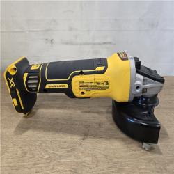 AS-IS DEWALT 20V MAX XR Cordless 4.5 in. Slide Switch Small Angle Grinder (Tool Only)