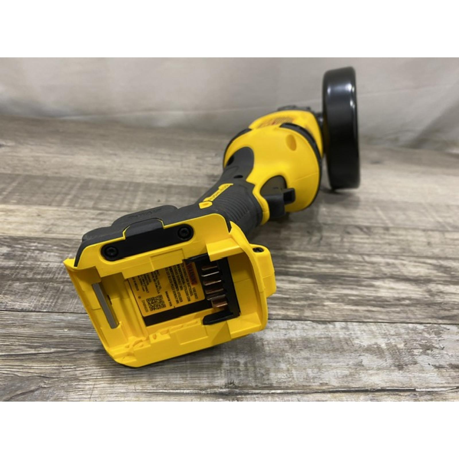 AS-IS DEWALT FLEXVOLT 60V MAX Cordless Brushless 4.5 in. to 6 in. Small Angle Grinder with Kickback Brake (Tool Only)
