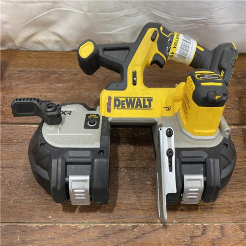 AS-IS DEWALT 20-Volt MAX 3-3/8 in. Cordless Brushless Bandsaw (Tool-Only)