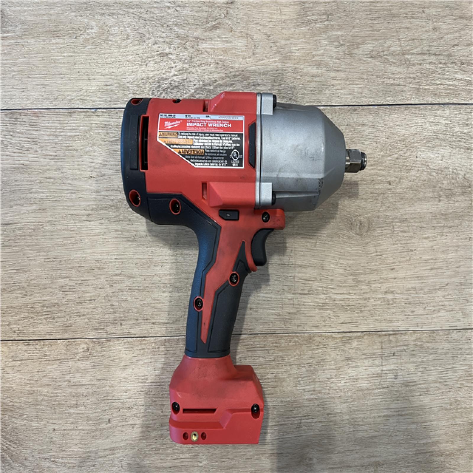 AS-IS Milwaukee 18-Volt Lithium-Ion Brushless 1/2 in. High Torque Impact Wrench with Friction Ring (Tool-Only)