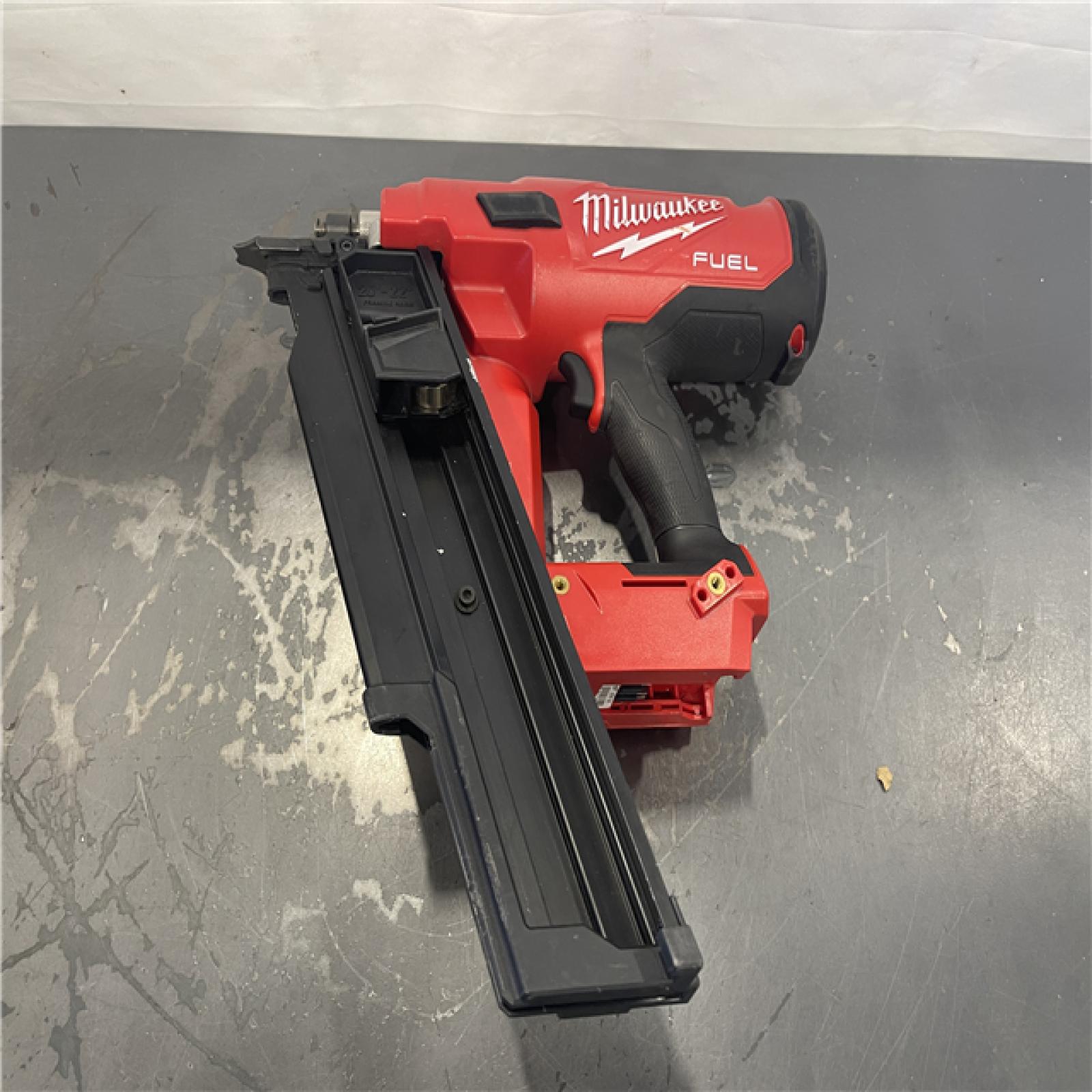 AS-IS- Milwaukee M18 FUEL 18-Volt Lithium-Ion Brushless Cordless Coil Roofing Nailer (Tool Only)