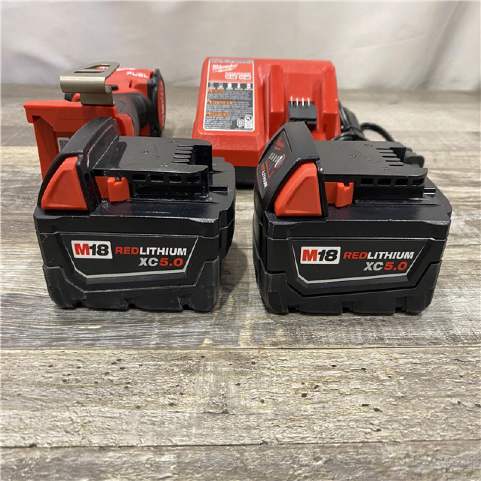 AS-IS Milwaukee FUEL 18V Lithium-Ion Brushless Cordless 1/4 in. Hex Impact Driver Kit