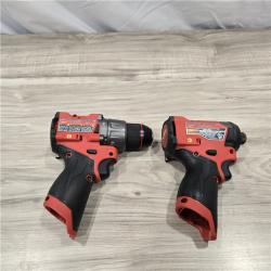 AS-IS Milwaukee 3497-22 12V Brushless Hammer Drill and Impact Driver Combo Kit