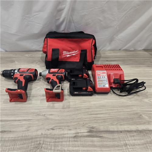 AS-IS Milwaukee 18V Cordless 2-Tool Drill/Driver and Impact Driver Kit