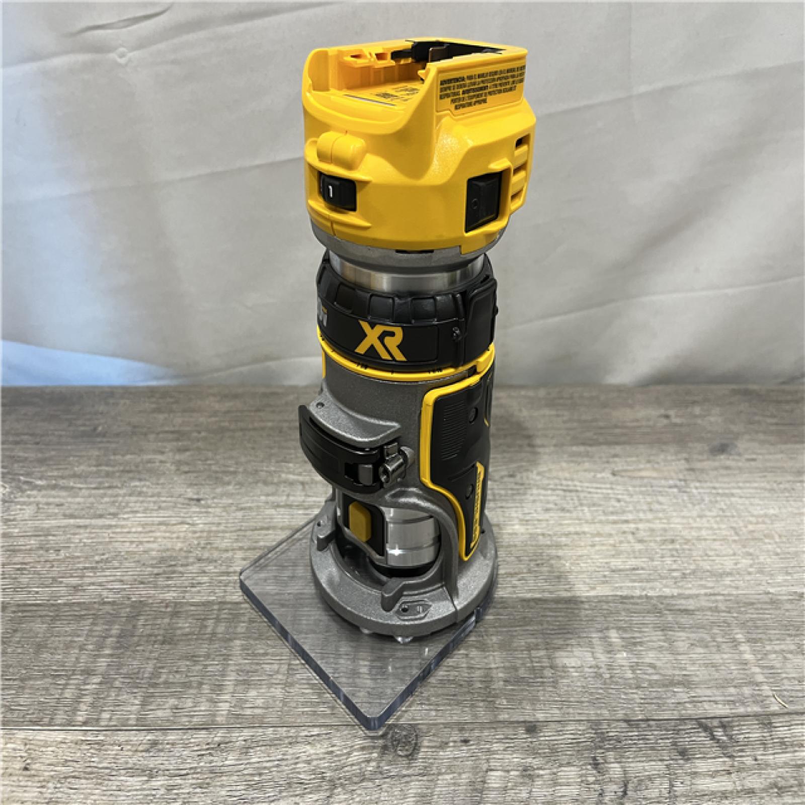 AS-IS DEWALT 20V MAX XR Cordless Brushless Fixed Base Compact Router (Tool Only)