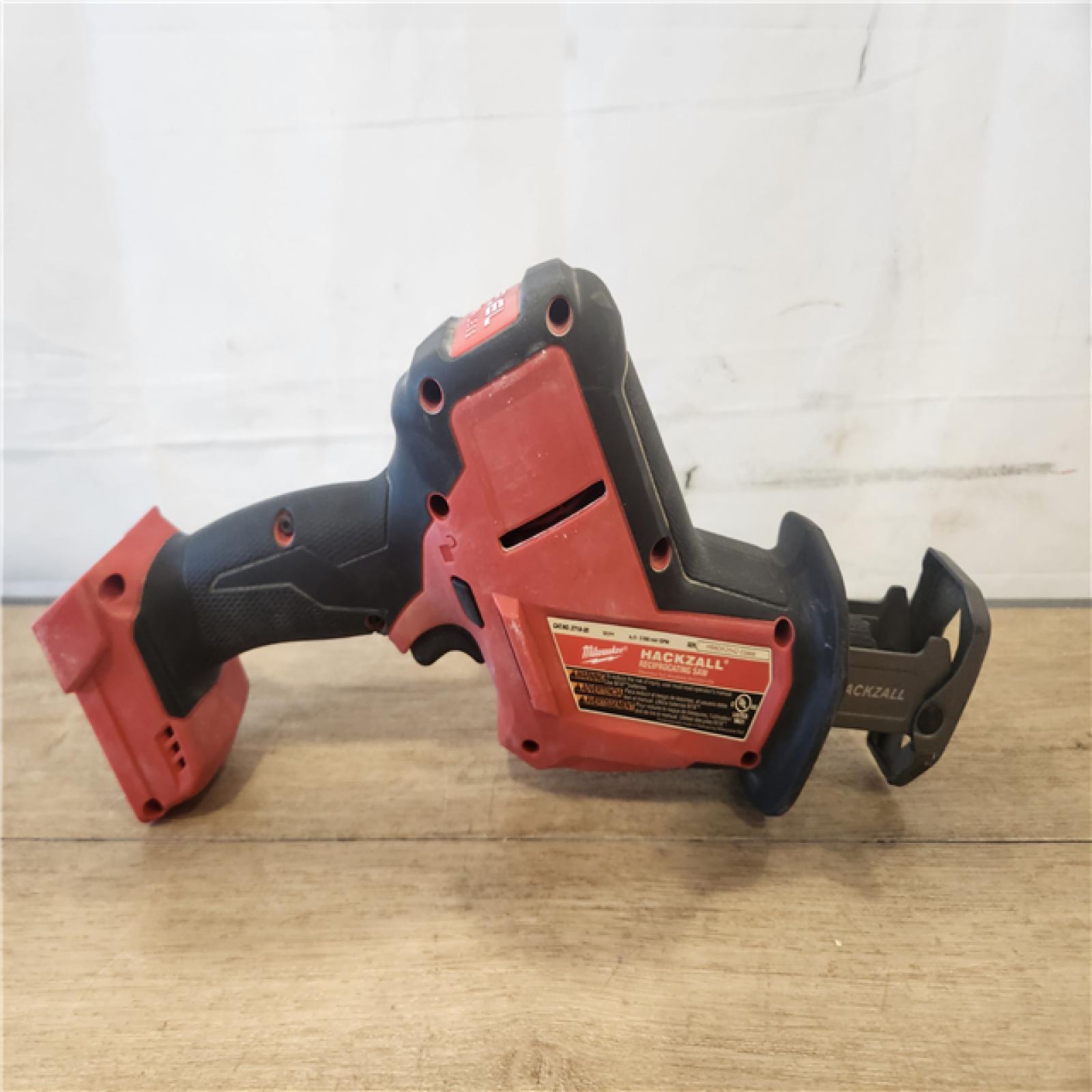 AS-IS- Milwaukee FUEL 18V Lithium-Ion Brushless Cordless HACKZALL Reciprocating Saw (Tool-Only)