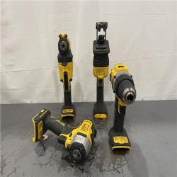 AS-IS- DeWalt 20V MAX ATOMIC Cordless Brushless 4-Tool Combo Kit