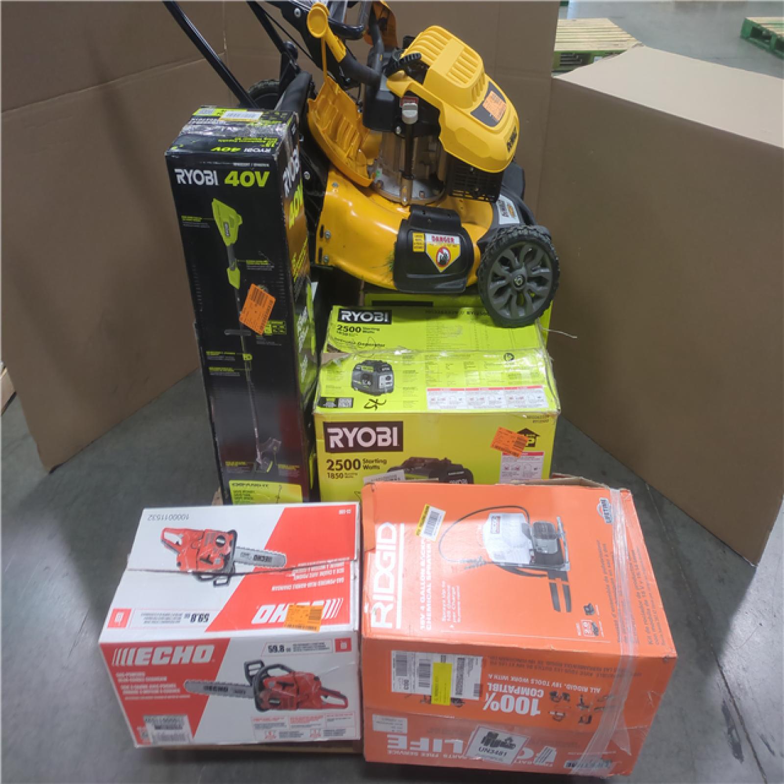 CALIFORNIA AS-IS OUTDOOR POWER EQUIPMENT