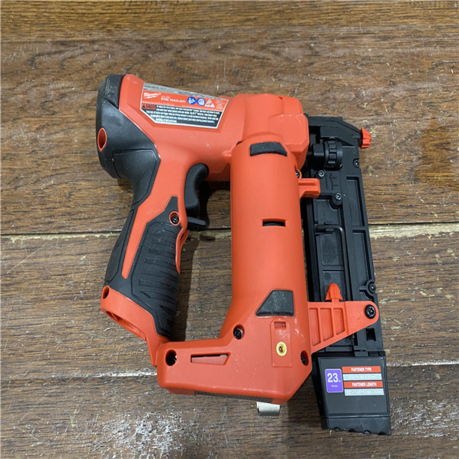 AS-IS  Milwaukee 2540-20 12V 23 Gauge Cordless Pin Nailer (Tool Only)