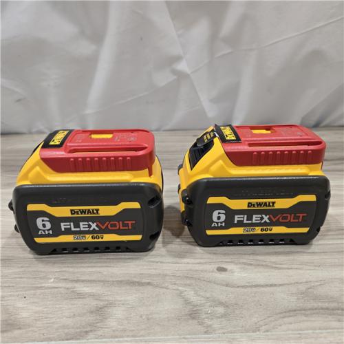 AS-IS DEWALT FLEXVOLT 20-Volt/60-Volt MAX Lithium-Ion 6.0Ah Battery Pack (2-Pack)