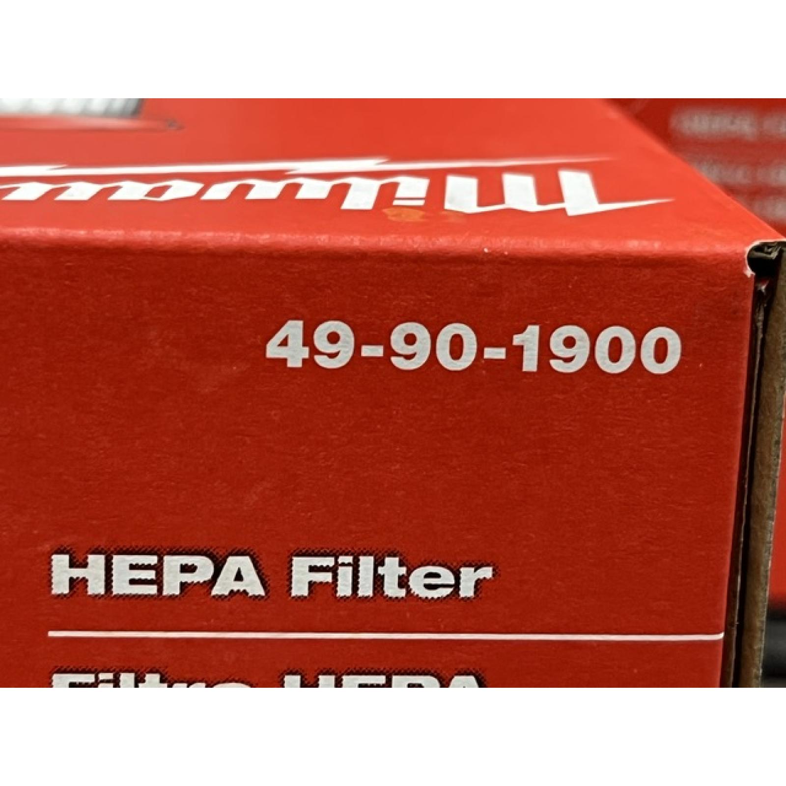 NEW - Milwaukee 18/12 HEPA Wet/Dry Vacuum Filter for Milwaukee Models 0880-20  0970-20  & 0960-20 Vacuums (Lot Of 4)