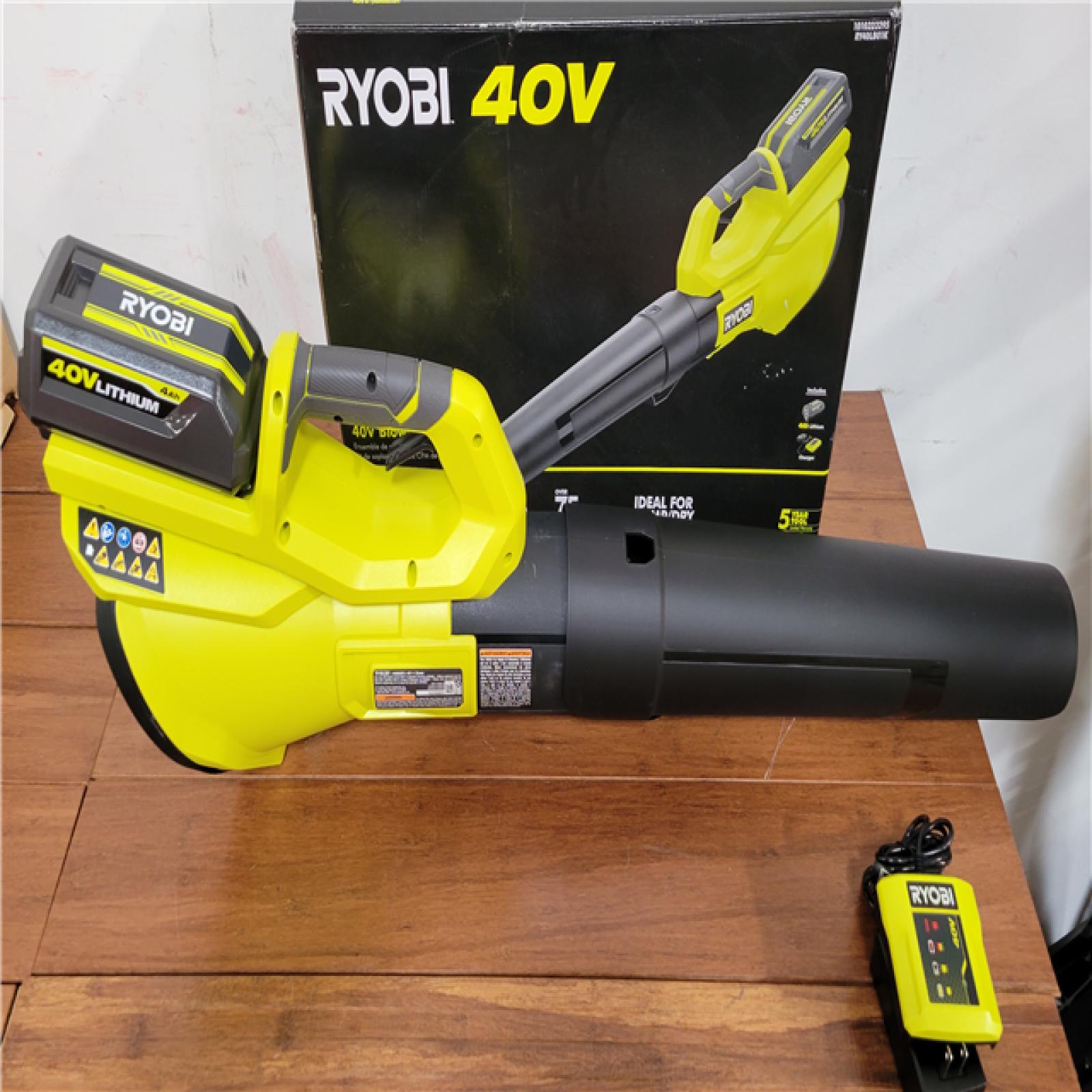 California NEW Ryboi 40V 550 CFM Blower Kit  Includes (1) Battery & Charger