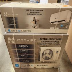 Phoenix NEW Hessaire DIY 22 SEER2 12 000 BTU Wi-Fi 1-Ton Ductless Mini Split Air Conditioner and Heat Pump Variable Speed Inverter-115-Volt (SEALED)