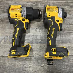 AS-IS DEWALT 20V Lithium-Ion Cordless 2-Tool Combo Kit