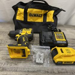 AS-IS DEWALT Atomic 20V Lithium-Ion Cordless Compact 1/2 in. Drill/Driver Kit