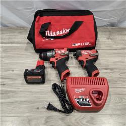 AS-IS Milwaukee 3497-22 12V Brushless Hammer Drill and Impact Driver Combo Kit