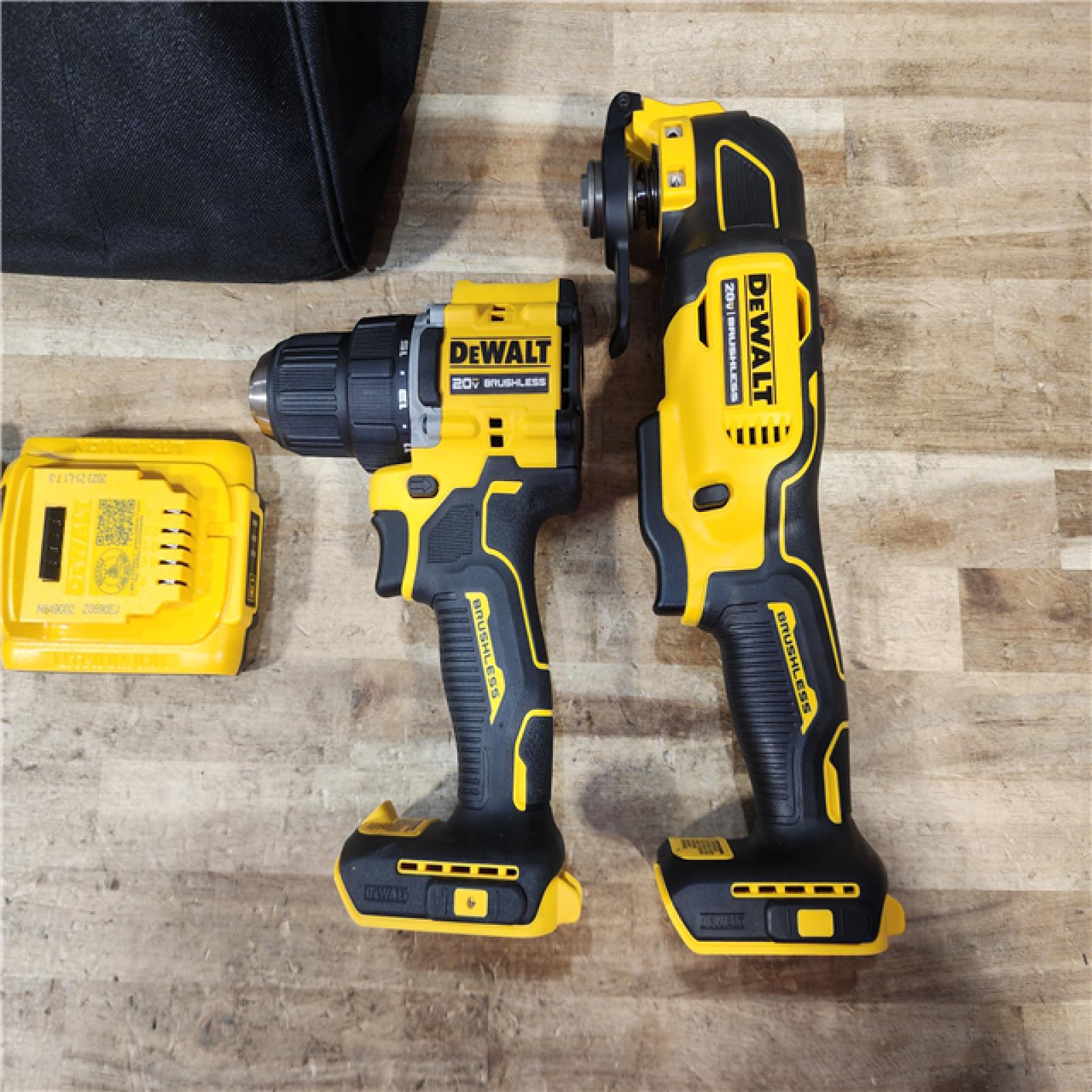 HOUSTON LOCATION - AS - IS DEWALT ATOMIC 20-Volt Lithium-Ion Cordless Brushless (2-Tool) Combo Kit