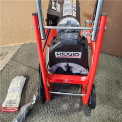 HOUSTON LOCATION - AS-IS RIDGID K-400 Drain Cleaning Snake Auger 120-Volt Drum Machine with C-32IW 3/8 in. X 75 Ft. Cable