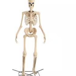 DALLAS LOCATION - Home Accents Holiday 12 ft. Grave & Bones Giant-Sized Skelly with LifeEyes™ LCD Eyes H5